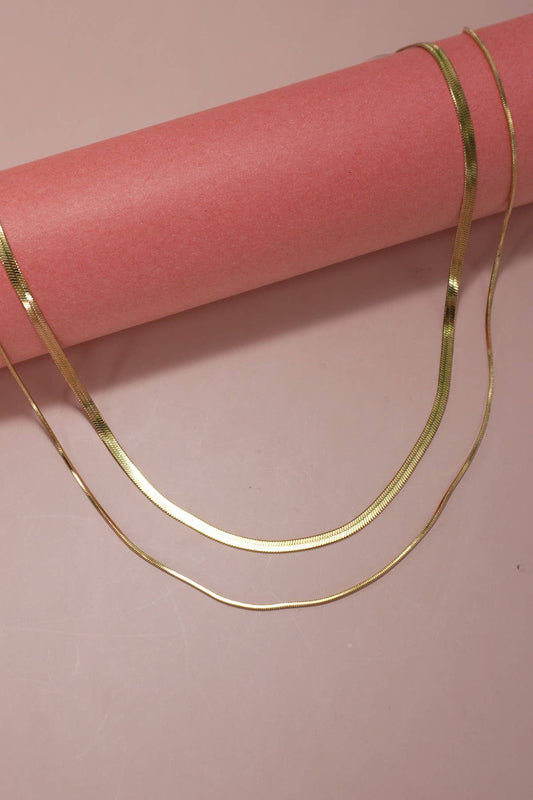 Darya 2-Layered Snake Chain Necklace