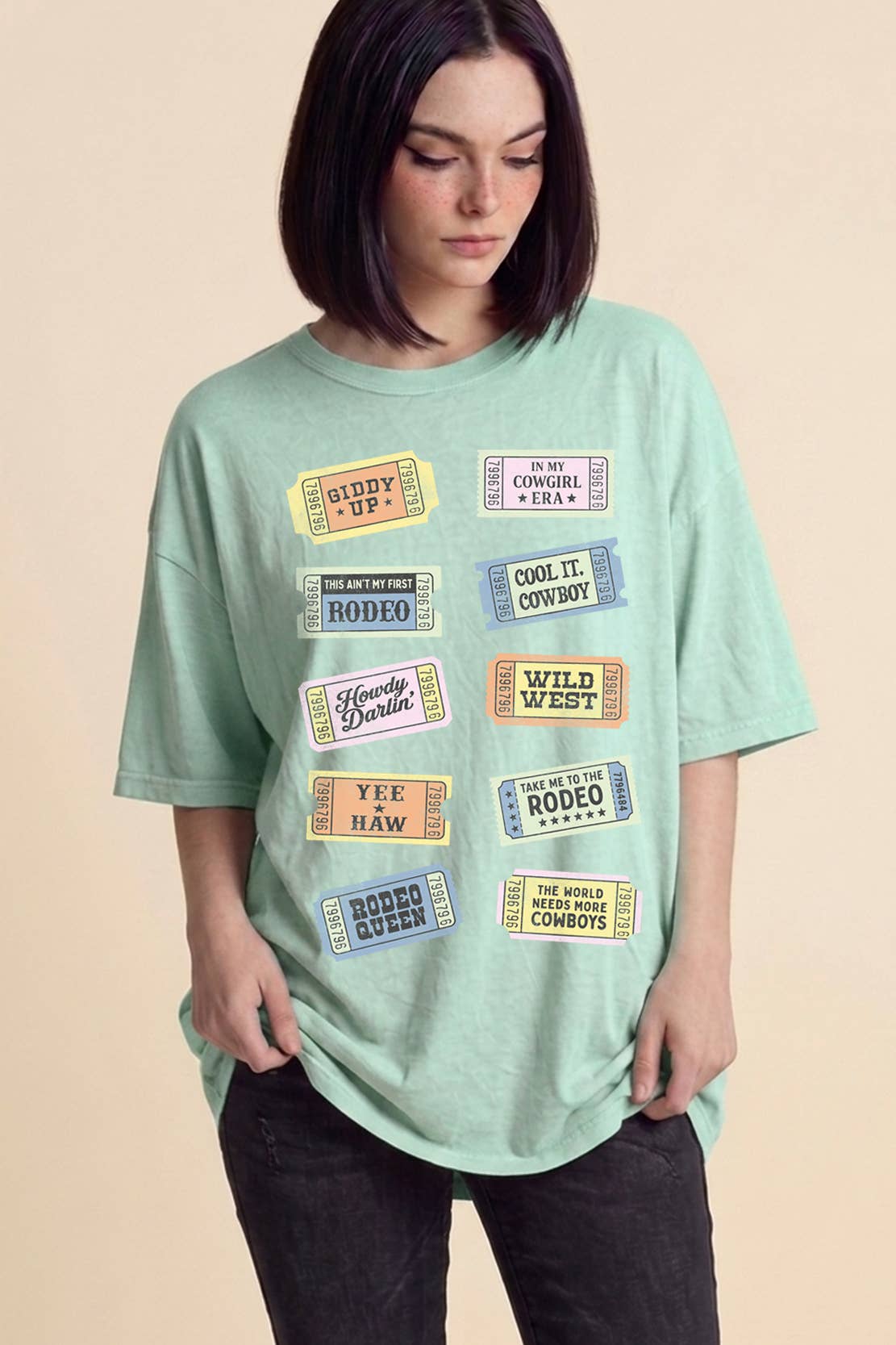 Western Movie Tickets Tee