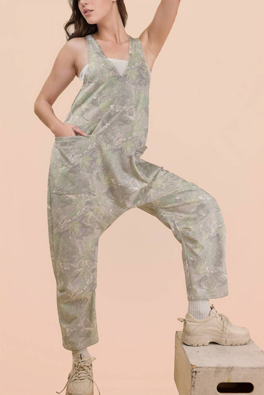 Logan Harem Green Jumpsuit