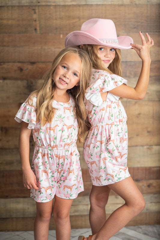 Girls Naomi Pony Romper