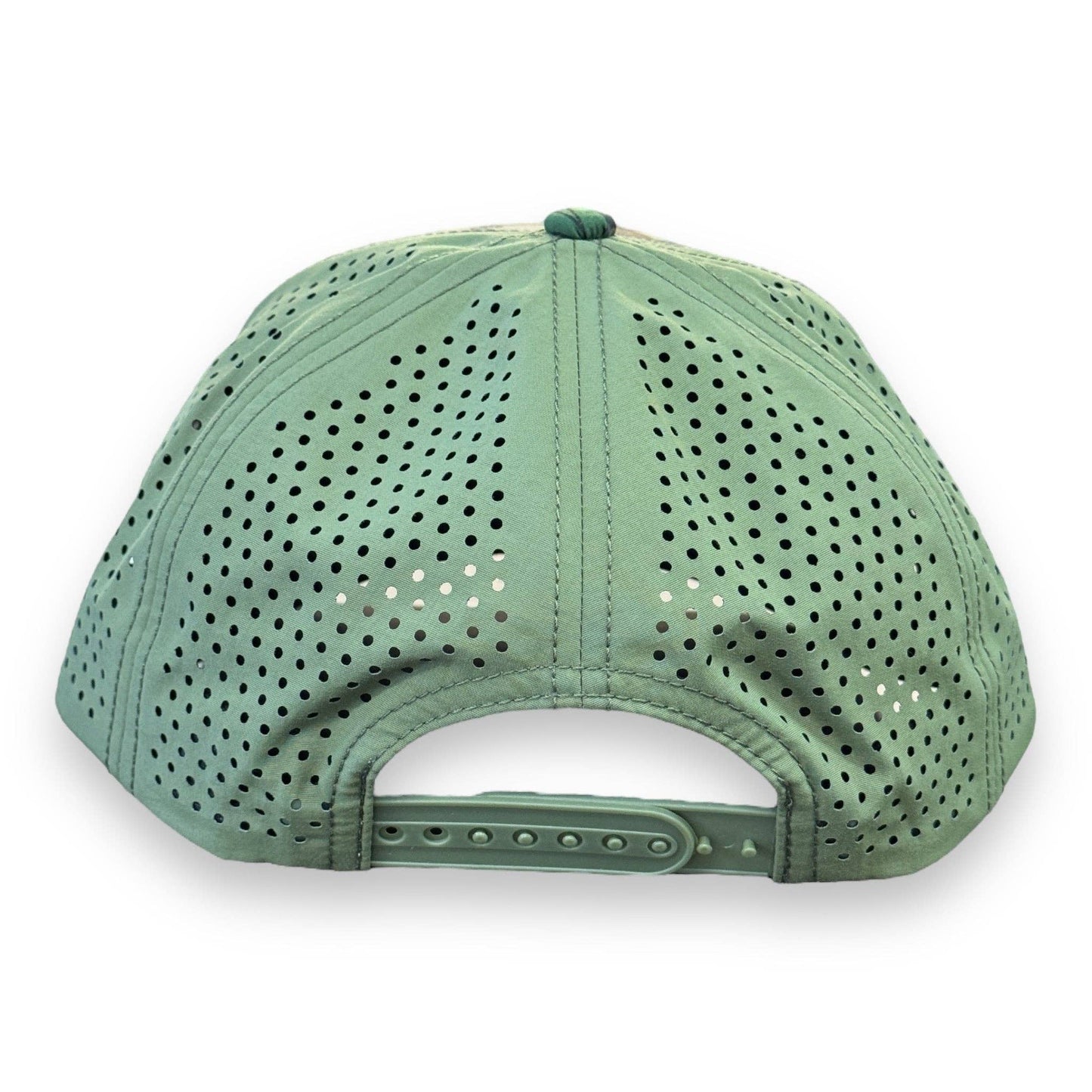 Mens Honey Hole Heritage Greenleaf Camo Performance Rope Hat