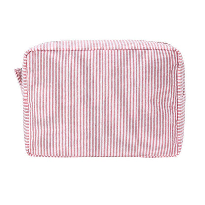 Seersucker Striped Travel Bag