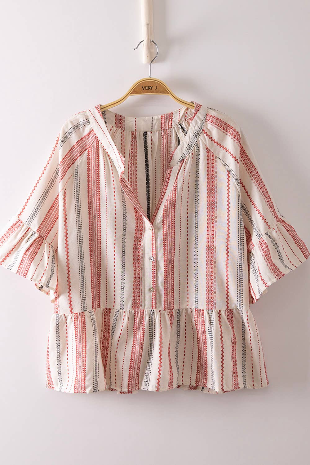 Halley Linear Peplum Blouse