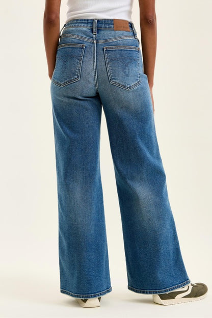 Judy Blue Warren Retro Wide Leg Jeans
