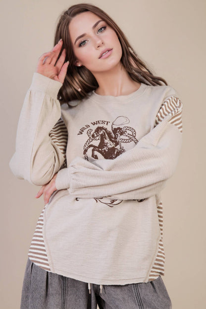 Wild West Cowgirls Ivory Top