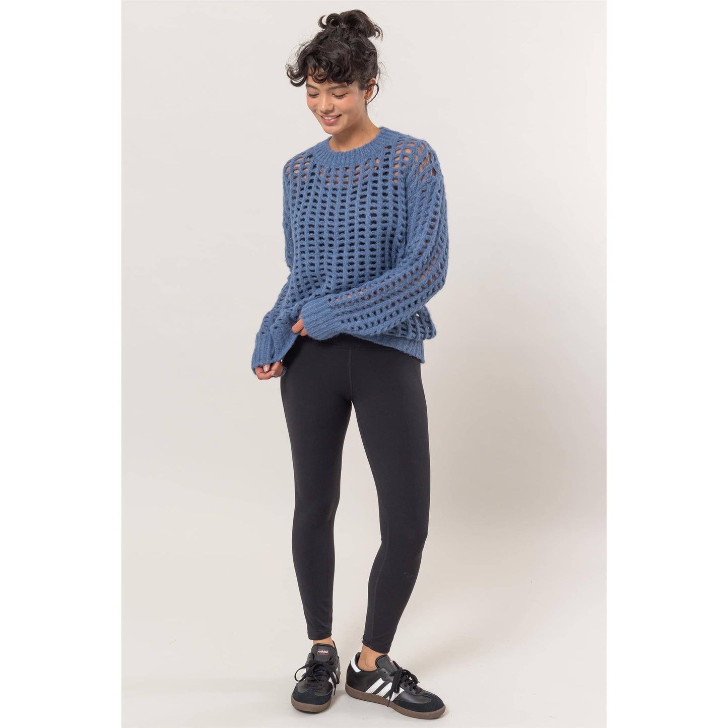 Elizabeth Open Knit Sweater