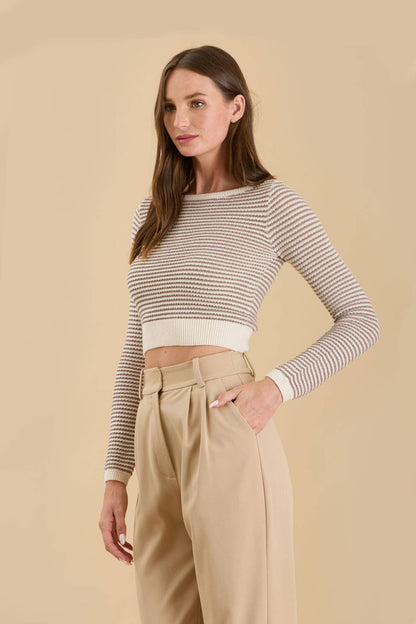 Williamsburg Crop Stripe Sweater