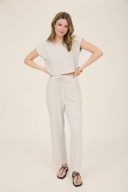 Verbena Pinstriped Pants