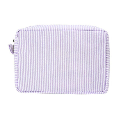 Seersucker Striped Travel Bag