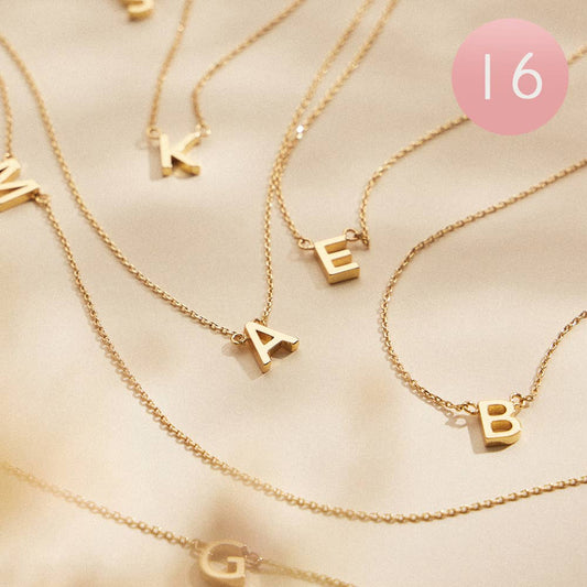 Darla Monogram Pendant Necklace