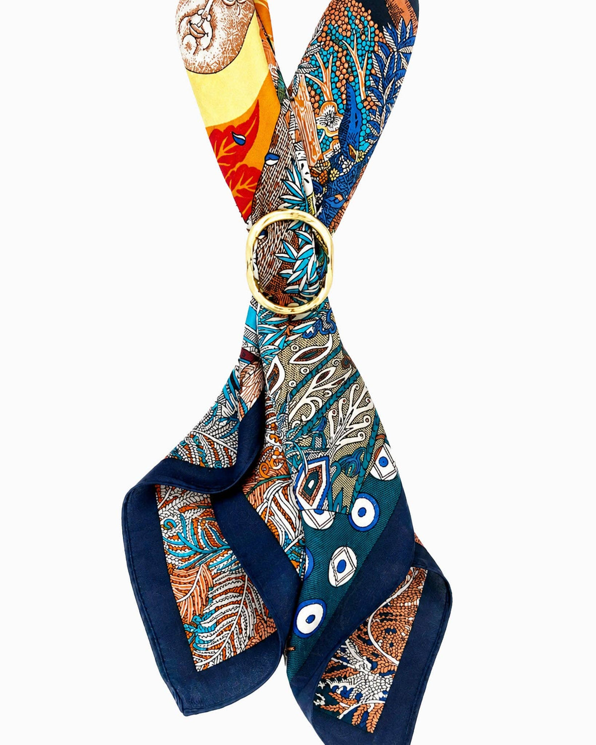 Darlene Bolo Scarf Necklace