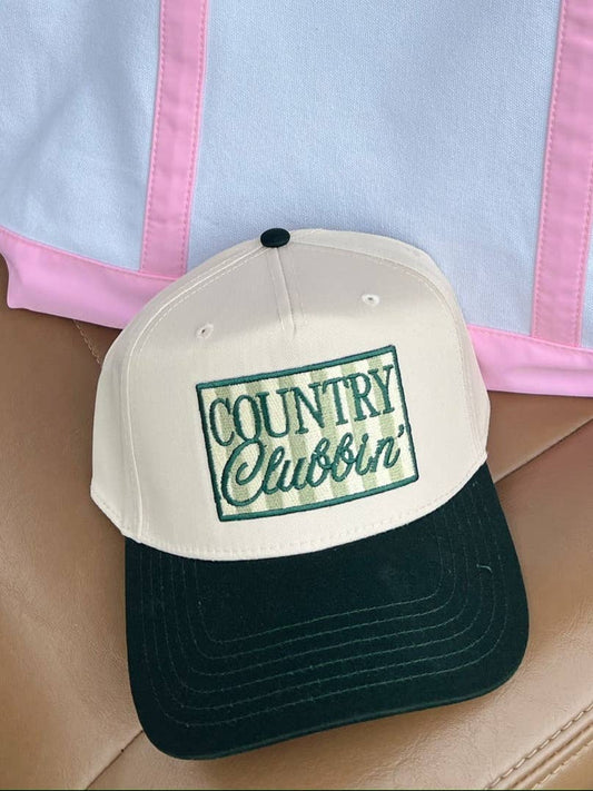 Country Clubbin' Embroidered Hat