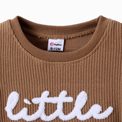 Baby Boys Little Man Embroidery Sweater