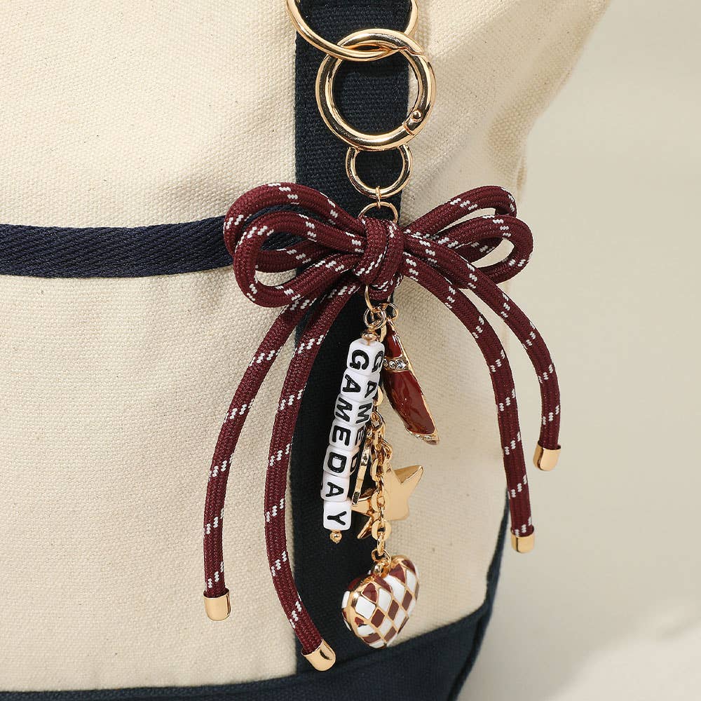 Mascot Football Bag Charm