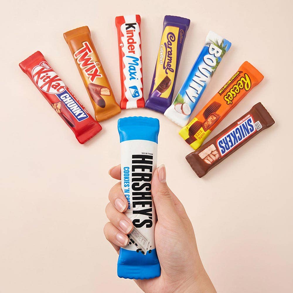 Squishy Foam Packaged Candy Bar Toy