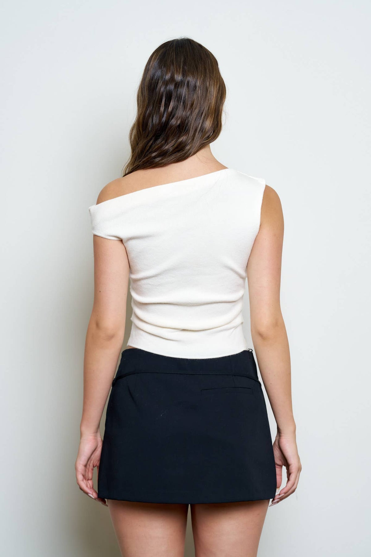 Paloma One Shoulder Knit Top