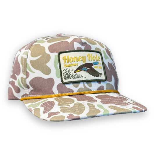 Mens Honey Hole Duck Field Cotton Rope Hat