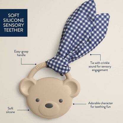 Itzy Ritzy Crinkle Crew™ : Taupe Bear