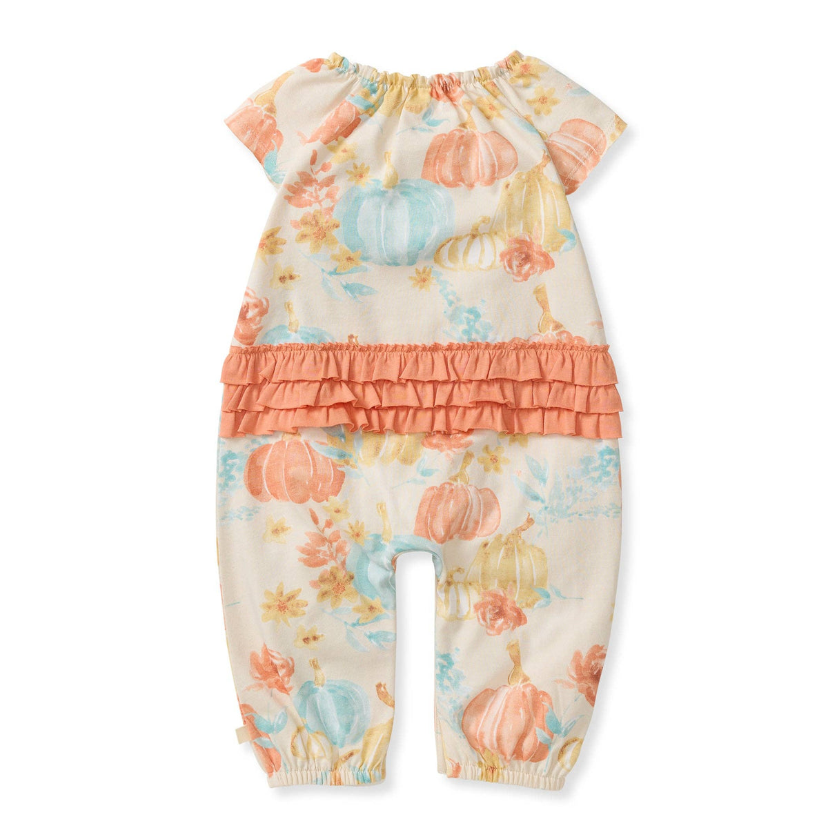 Baby Girls Burt's Bees Pumpkin' Jumpsuit