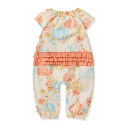 Baby Girls Burt's Bees Pumpkin' Jumpsuit