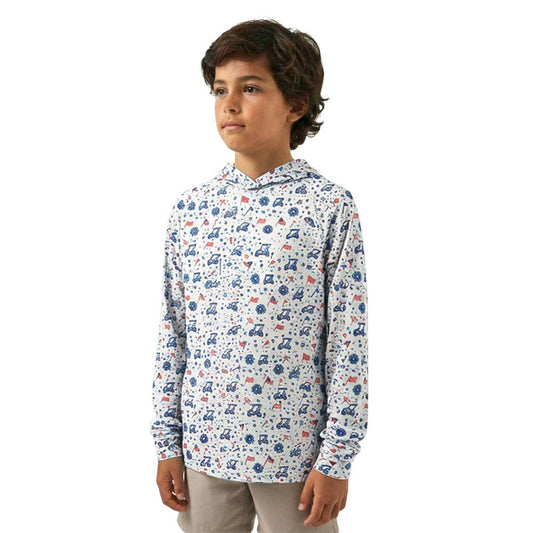 Youth Boys Salt Water Soul Independence Hoodie