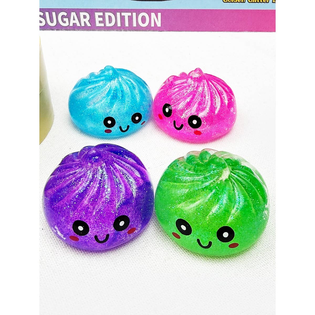 Squishy Mini Sugar Dumpling 4 Pack