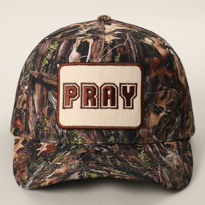 Pray Patch Deadwood Camo Hat