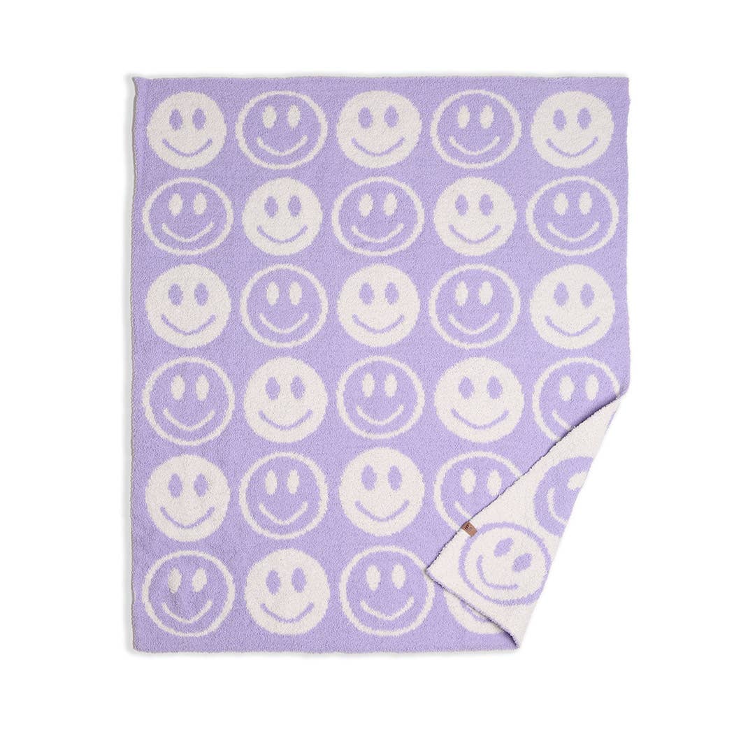 Baby Happy Face Microfiber Blanket