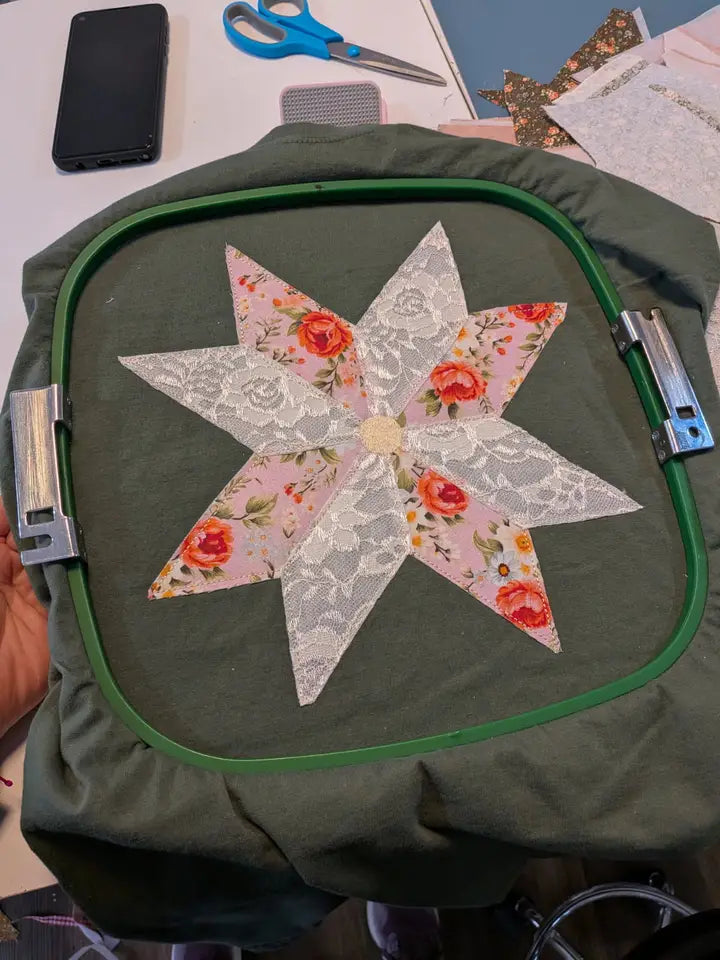 Patchwork Quilt Star Tee