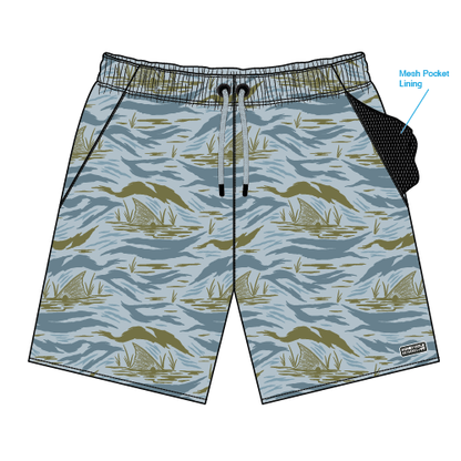 Mens Honey Hole Weekender Redfish Shorts