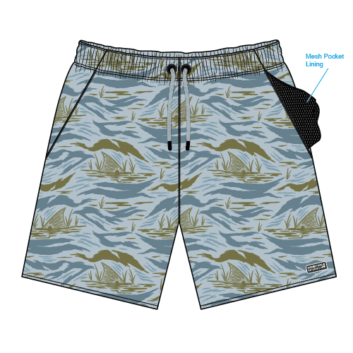 Mens Honey Hole Weekender Redfish Shorts