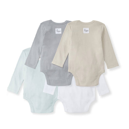 Baby Boys Burt's Bees Set of Longsleeve Onesies