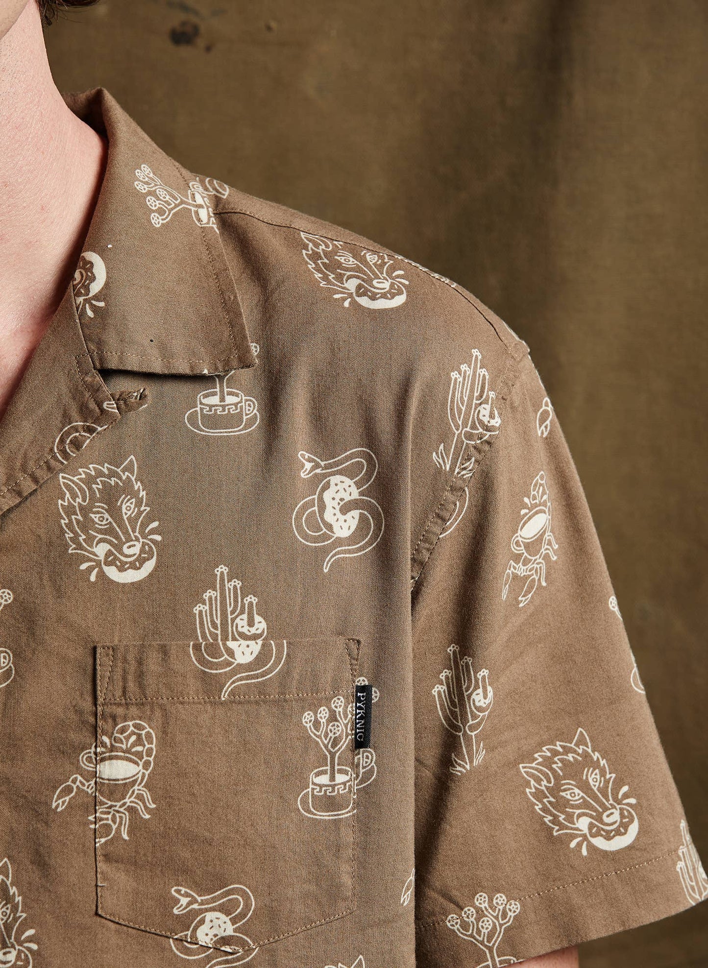Mens Silverfall Desert Donuts Buttondown Shirt