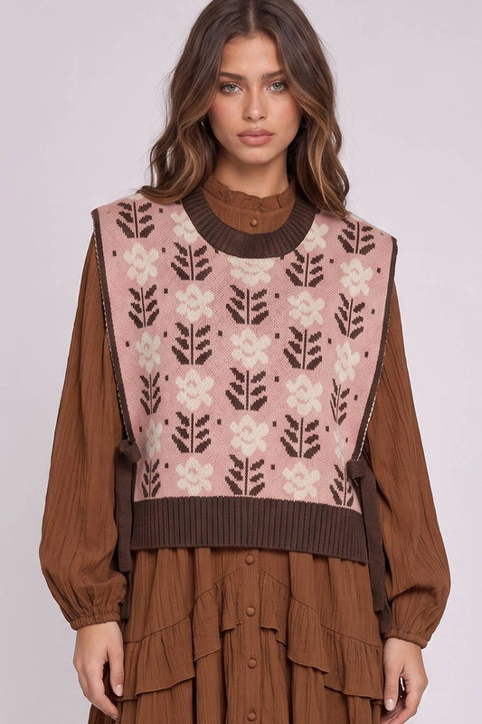 Malin Ornate Sweater Vest