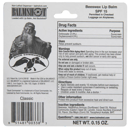 Balmshot Beeswax SPF Lip Balm