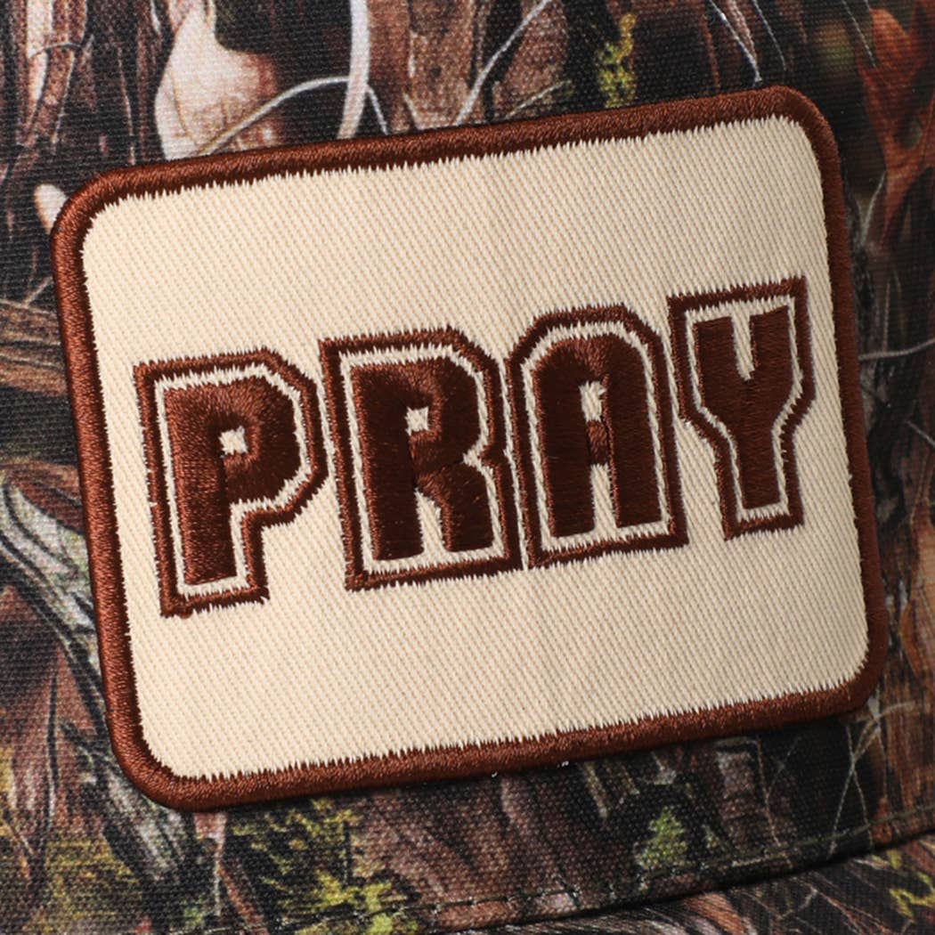 Pray Patch Deadwood Camo Hat