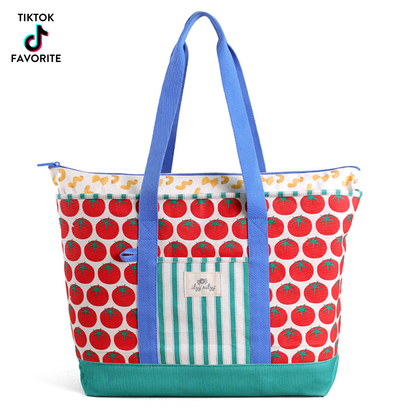 Itzy Ritzy Explorer™ Canvas Tote Bag: Pasta La Vista