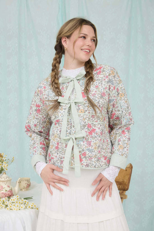 Victoria Floral Bow Jacket