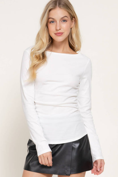 Parker Boatneck Longsleeve Top