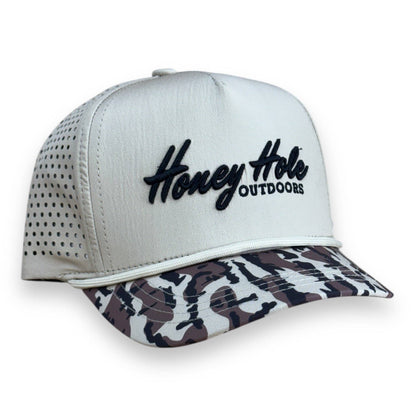 Youth Honey Hole Camo Bill Rope Hat