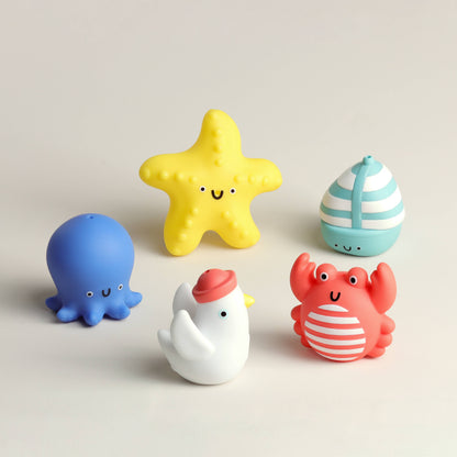Itzy Ritzy Nautical Itzy Bitzy Puppets™ - Bath + Storytelling Toys