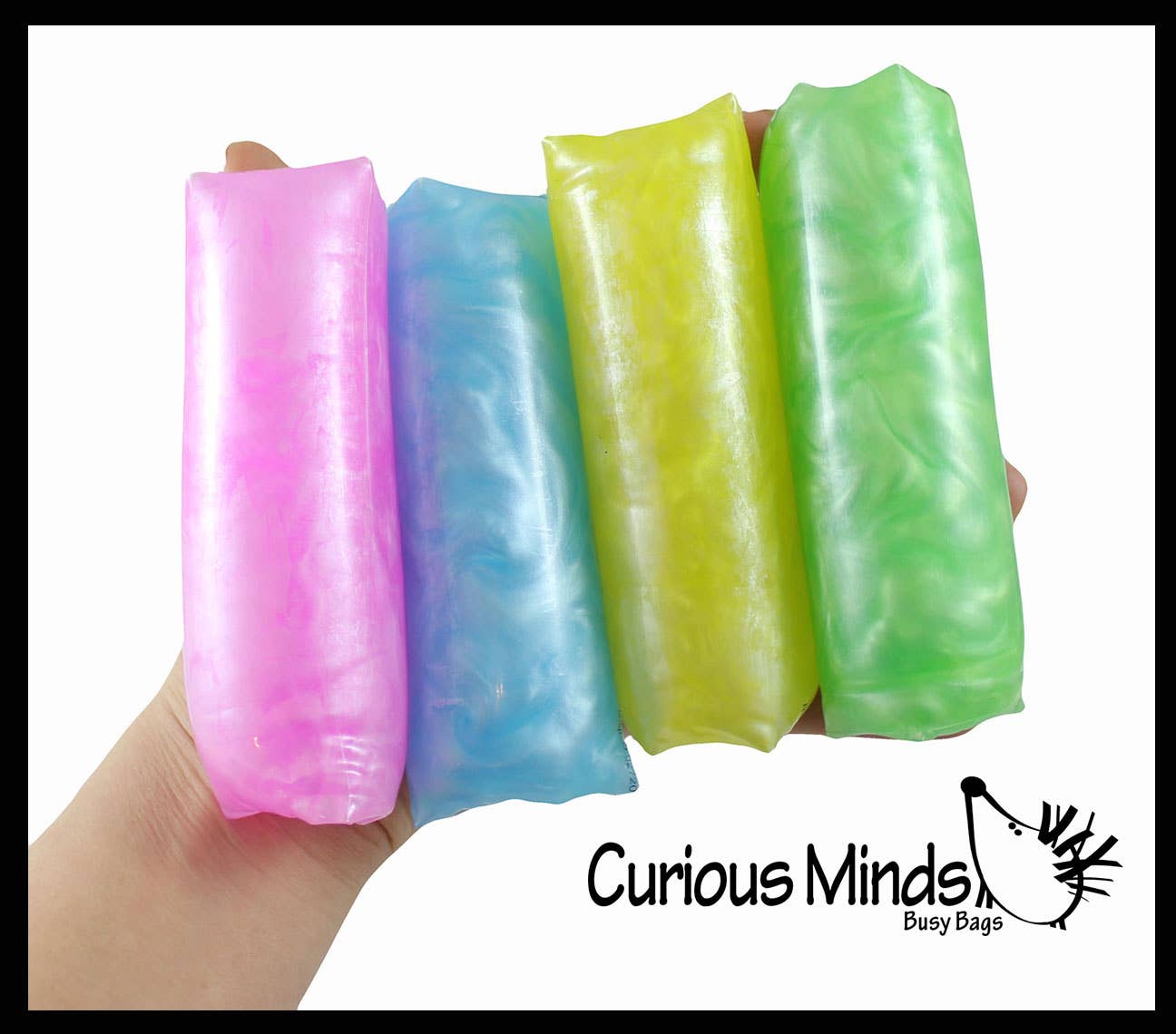 Squishy Pearl Water Filled Tube Toy