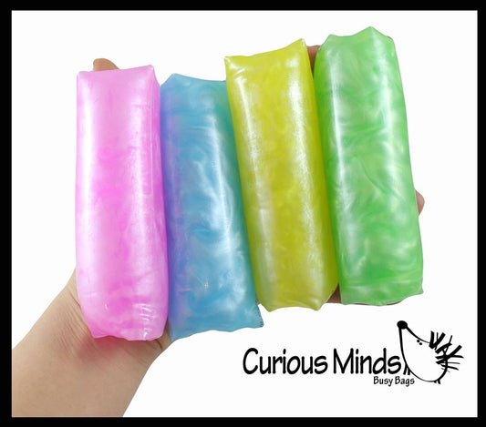 Squishy Pearl Water Filled Tube Toy