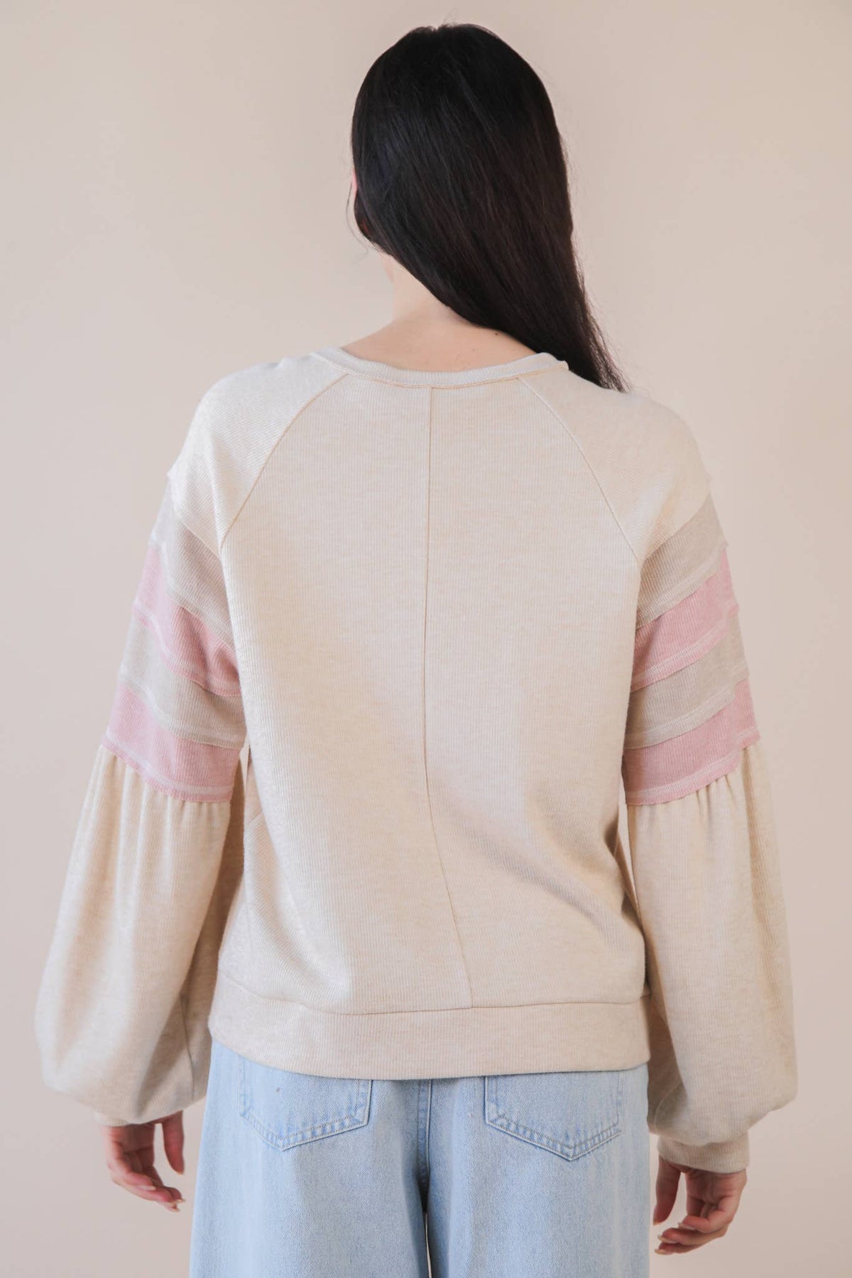Rainey Color Block Longsleeve Top