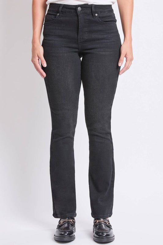 YMI Royalty Missy Slim Bootcut Black Jean