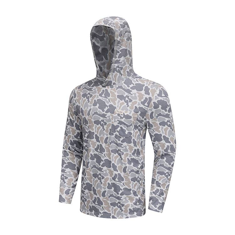 Boys Honey Hole Smoke Camo Performance Hoodie