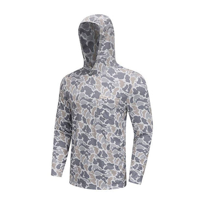 Boys Honey Hole Smoke Camo Performance Hoodie