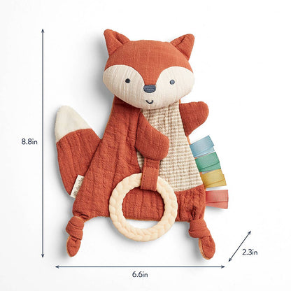 Itzy Ritzy Fox Crinkle™ Sensory Toy with Teether