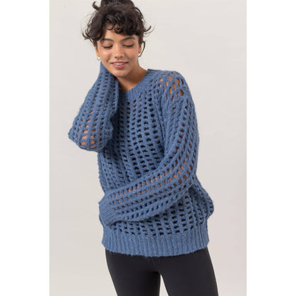 Elizabeth Open Knit Sweater