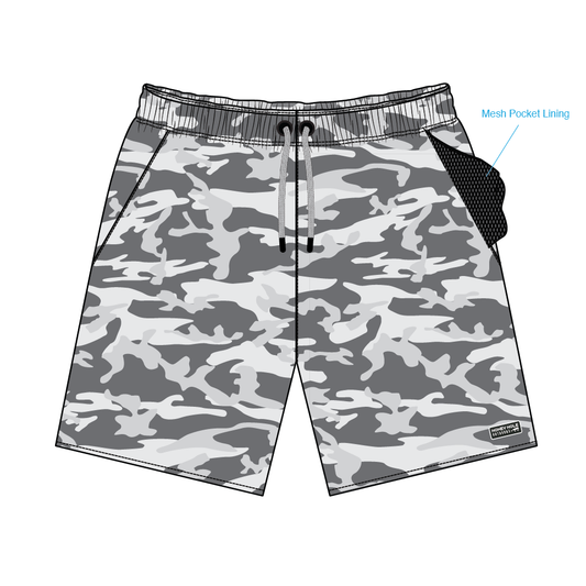 Mens Honey Hole Weekender Fog Fight Shorts